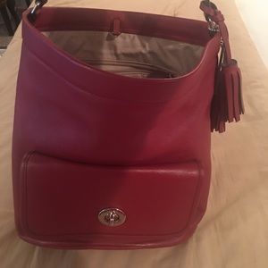 Maroon Coach handbag